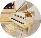 STEINWAY SONS Flügel Modell M-170 Louis XV Skizze